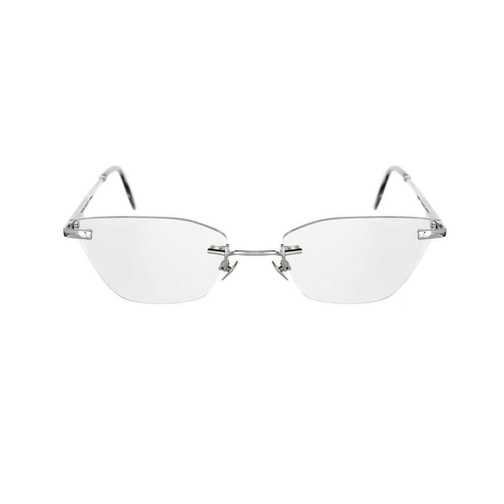 14K White Gold Diamond Reading Glasses