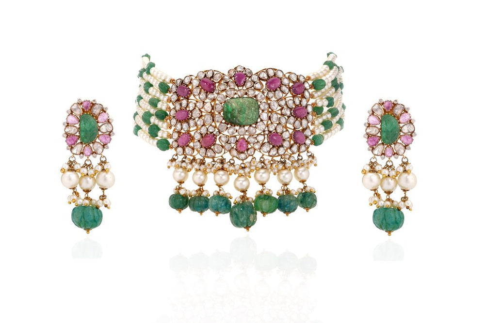 Celestara Gemstone Diamond Heritage Set