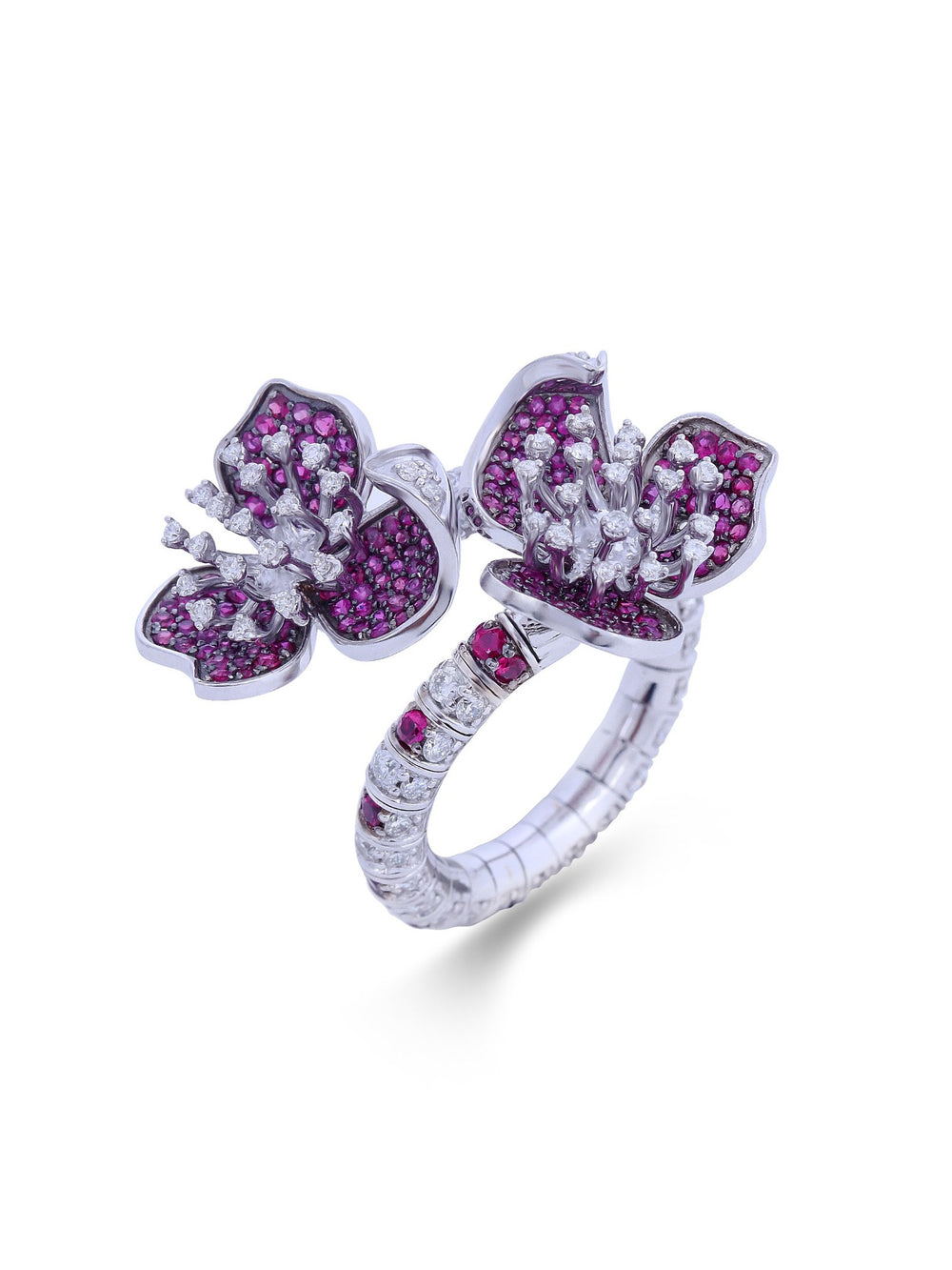 Eternal Rose Diamond Ring in 18K Gold
