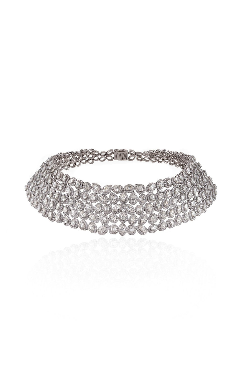Imperia Diamond Choker Necklace in 18K Gold | Luxury Statement Fine Jewellery