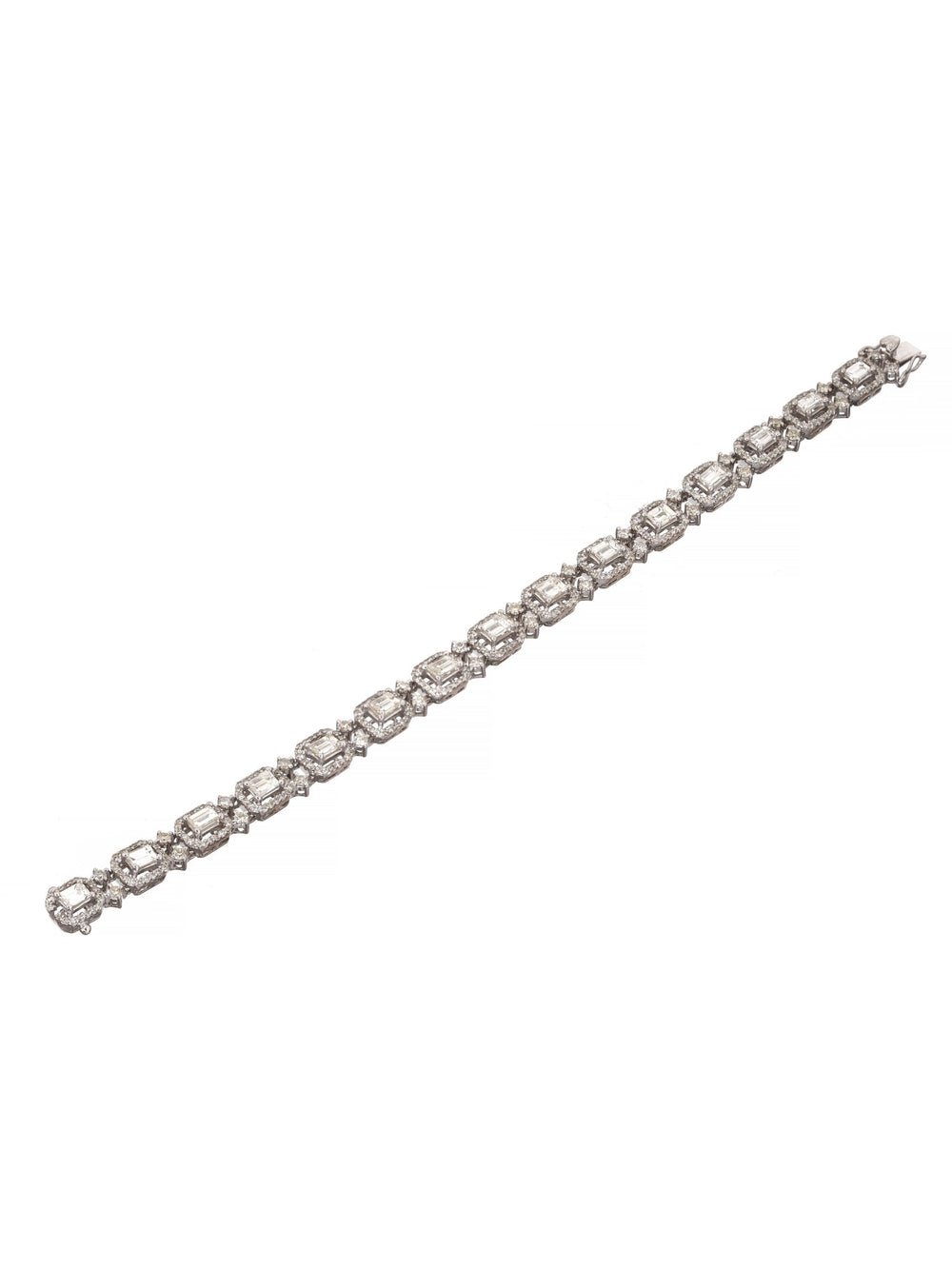 Étoile Grande Diamond Bracelet in 18K White Gold