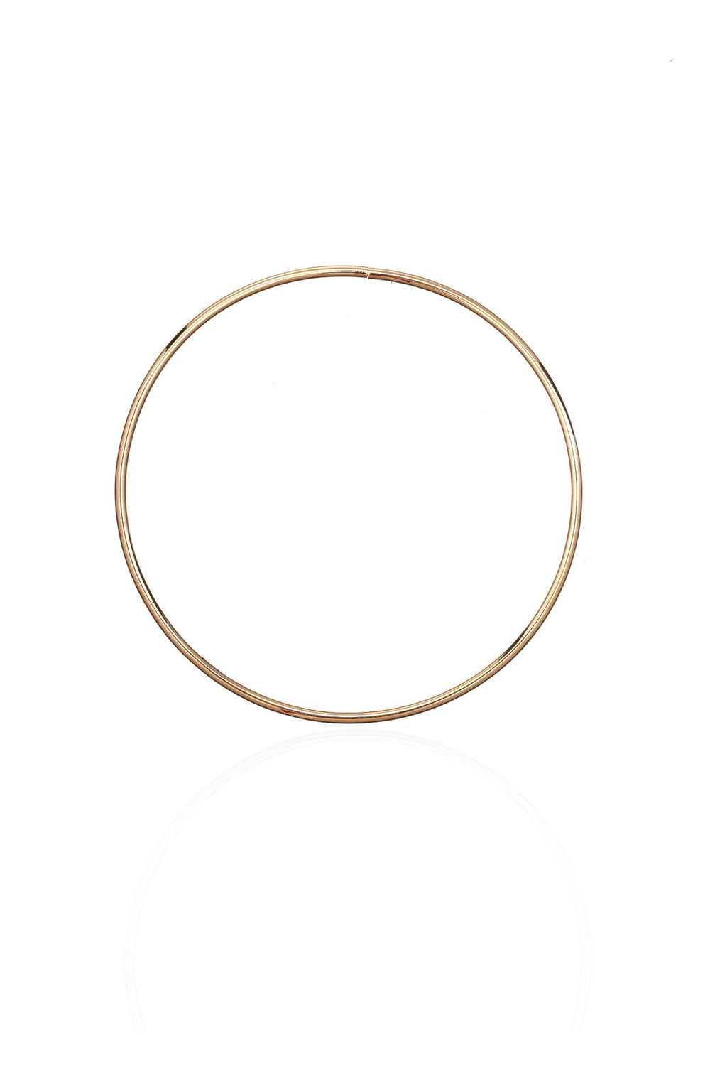 Aurielle Minimal Gold Curve Necklace in 18K Gold | Luxury Fine Jewellery