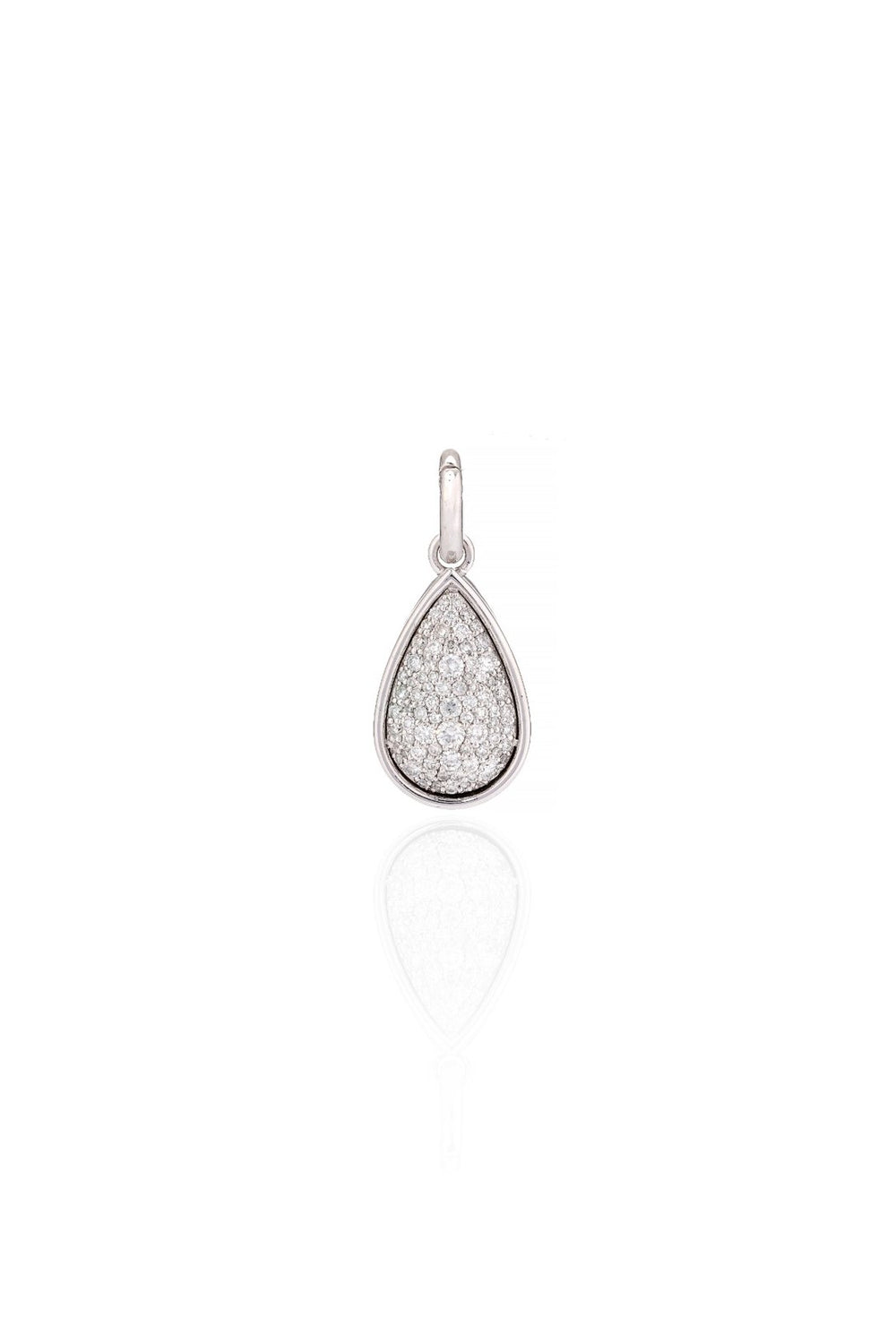Luna Teardrop Diamond Pendant Necklace in 18K Gold | Luxury Fine Jewellery