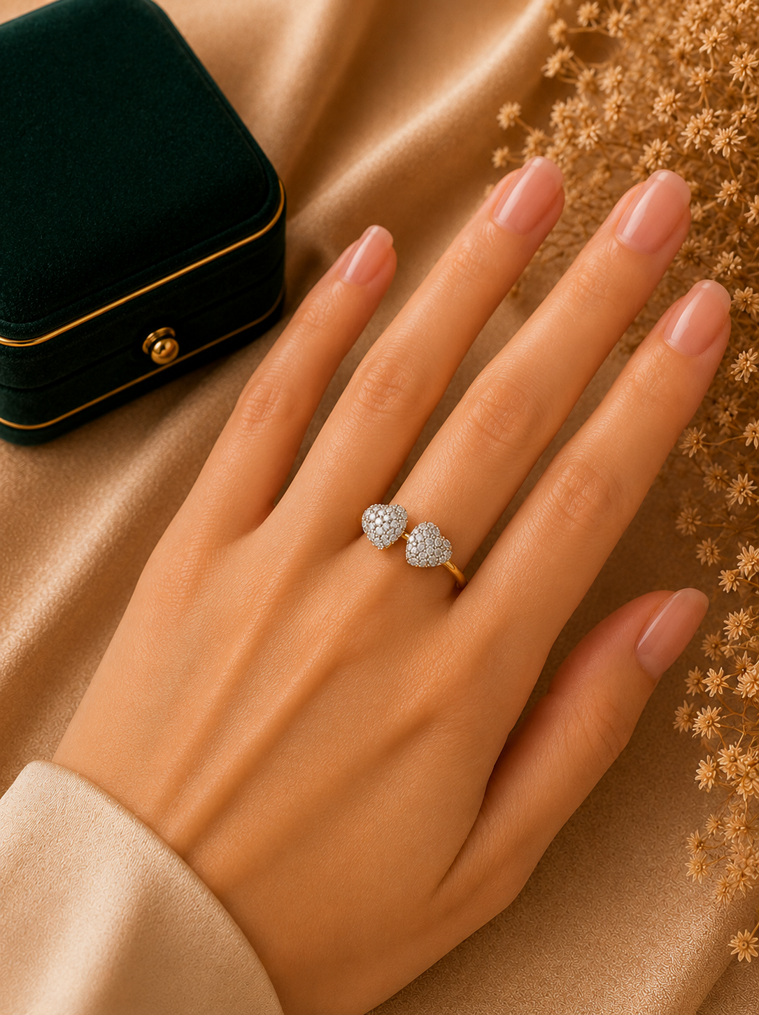 Eterna Duet Diamond Ring