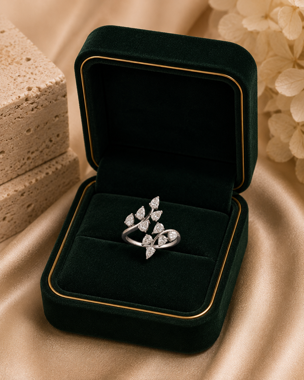 Starlit Diamond Ring