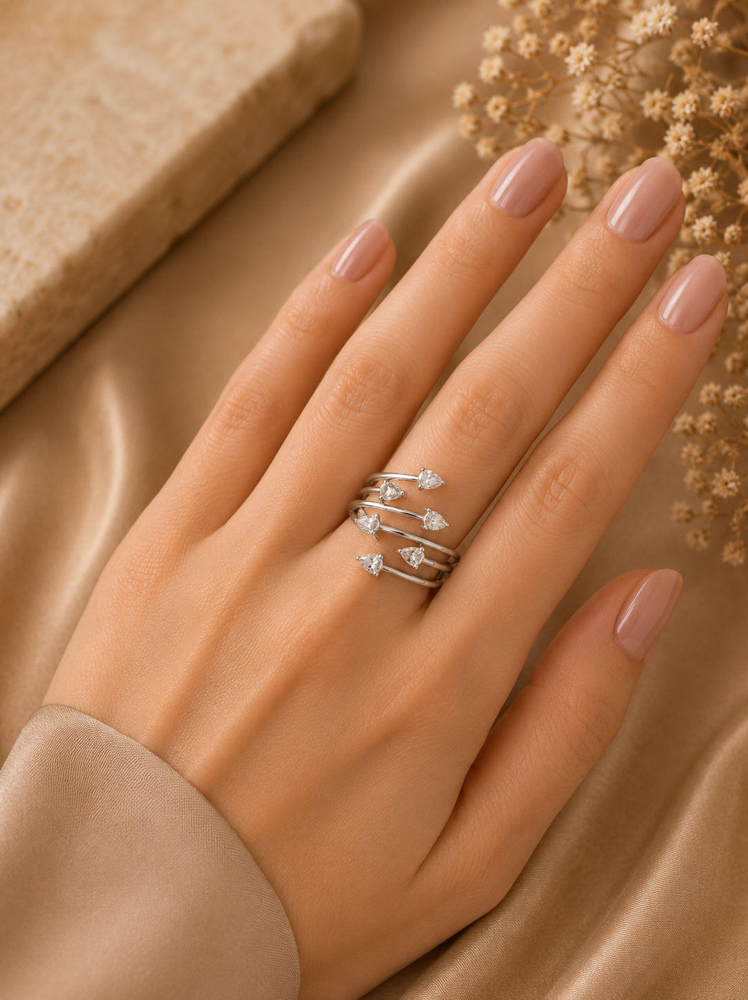 Majestic Diamond Statement Band