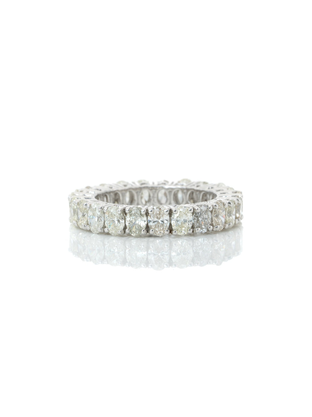 Oval Eternity Diamond Band