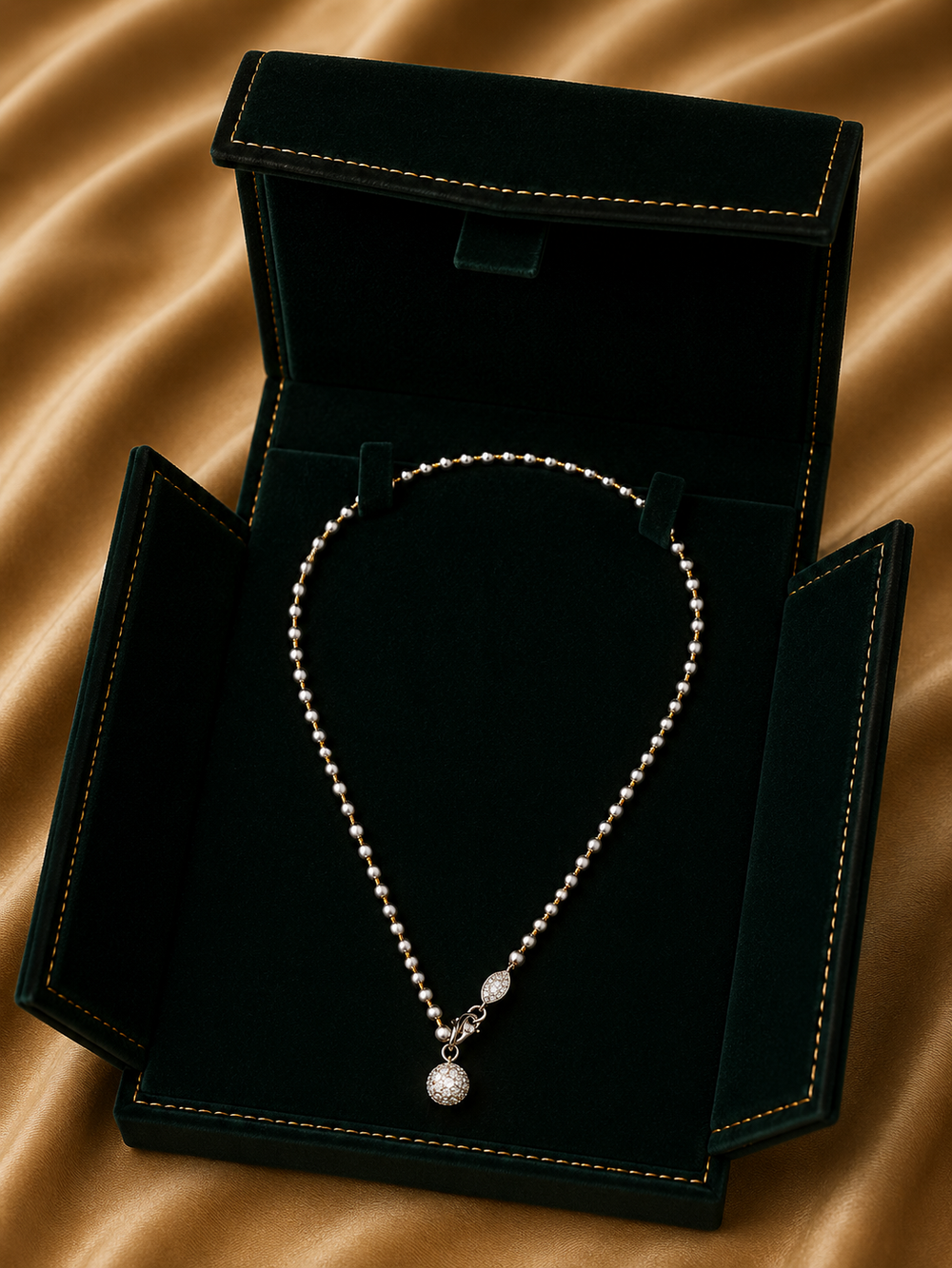 Luna Solitaire Diamond Collar Necklace in 18K Gold | Luxury Fine Jewellery