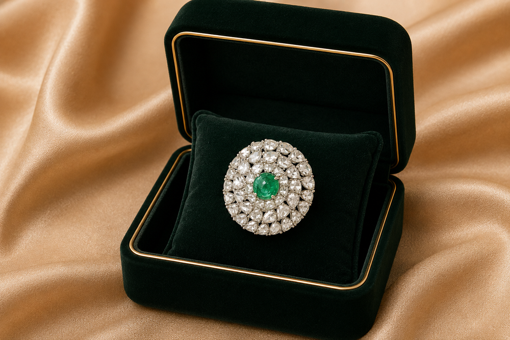 Verde Lumière Diamond Ring