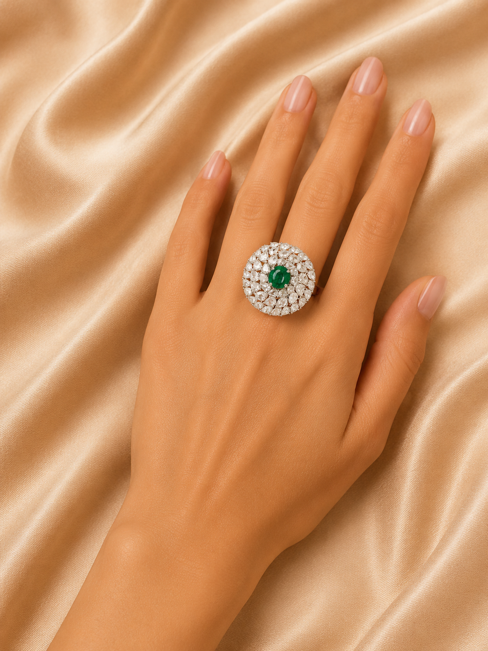 Verde Lumière Diamond Ring
