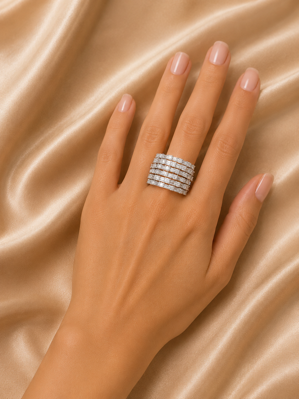 Seraphine Spiral Diamond Ring