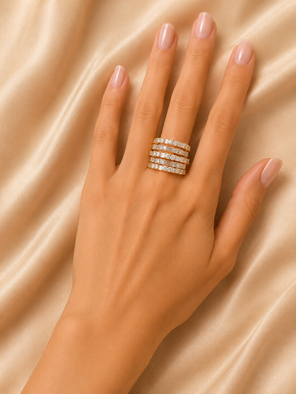 Auric Vortex Diamond Ring