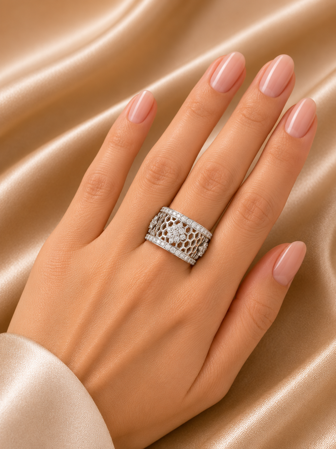 Aurelia Prism Diamond Ring