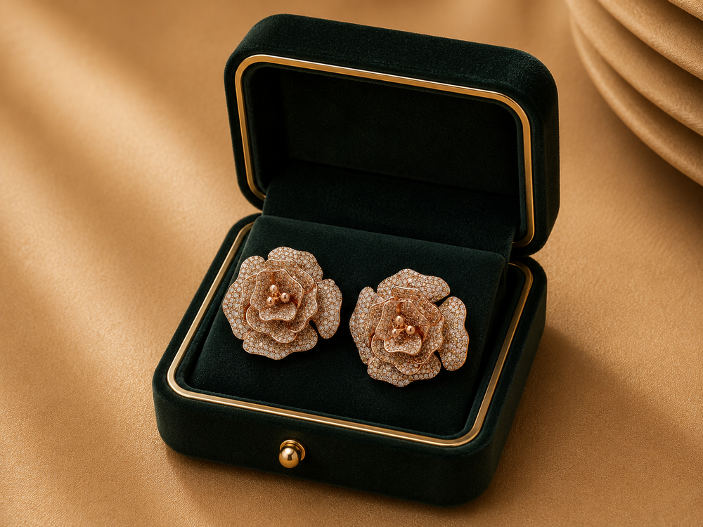Aurum Fancy Yellow Diamond Statement Stud Earrings