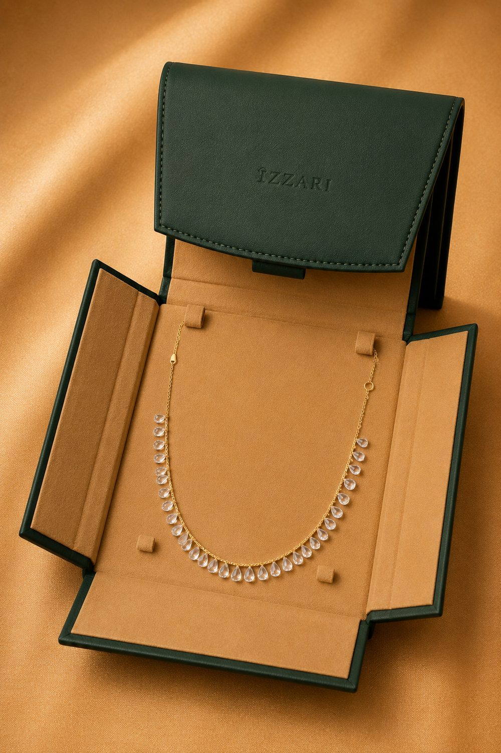 Rosé Lumière Rose Cut Diamond Necklace in 18K Gold | Luxury Fine Jewellery