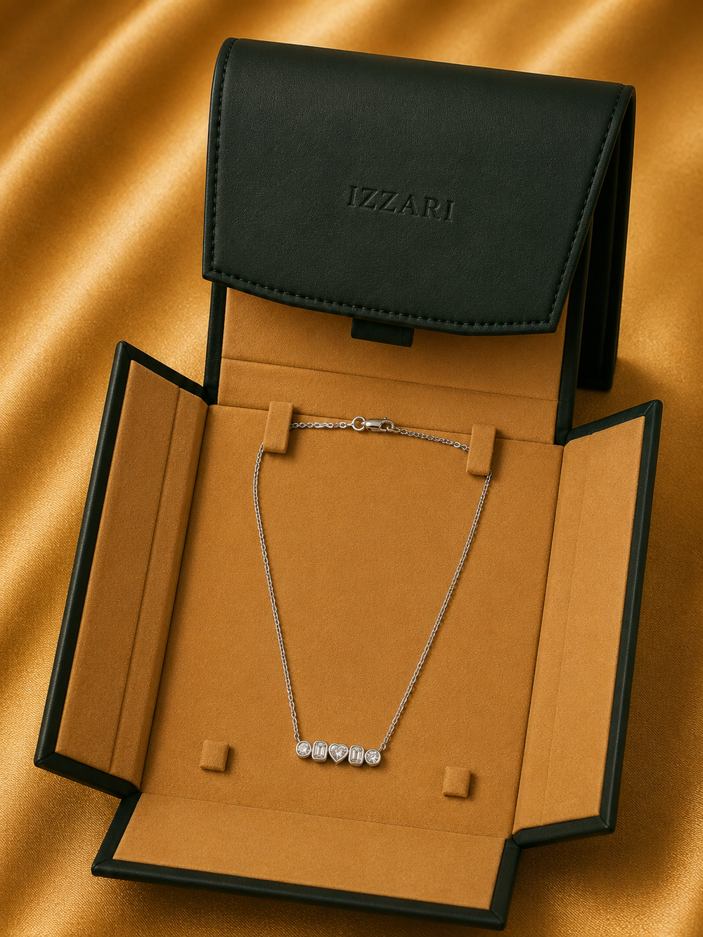 Luna Bar Diamond Necklace in 18K Gold | Luxury Fine Jewellery