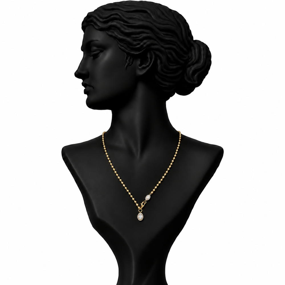 Étoile Solitaire Diamond Collar Necklace in 18K Gold | Luxury Fine Jewellery