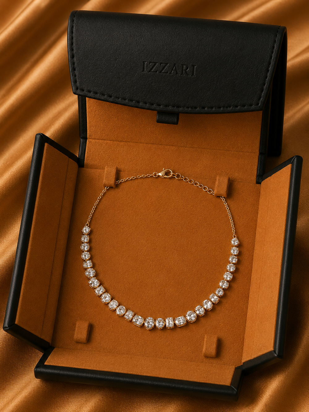 Auric Line Diamond Necklace in 18K Gold | Luxury Fine Jewellery