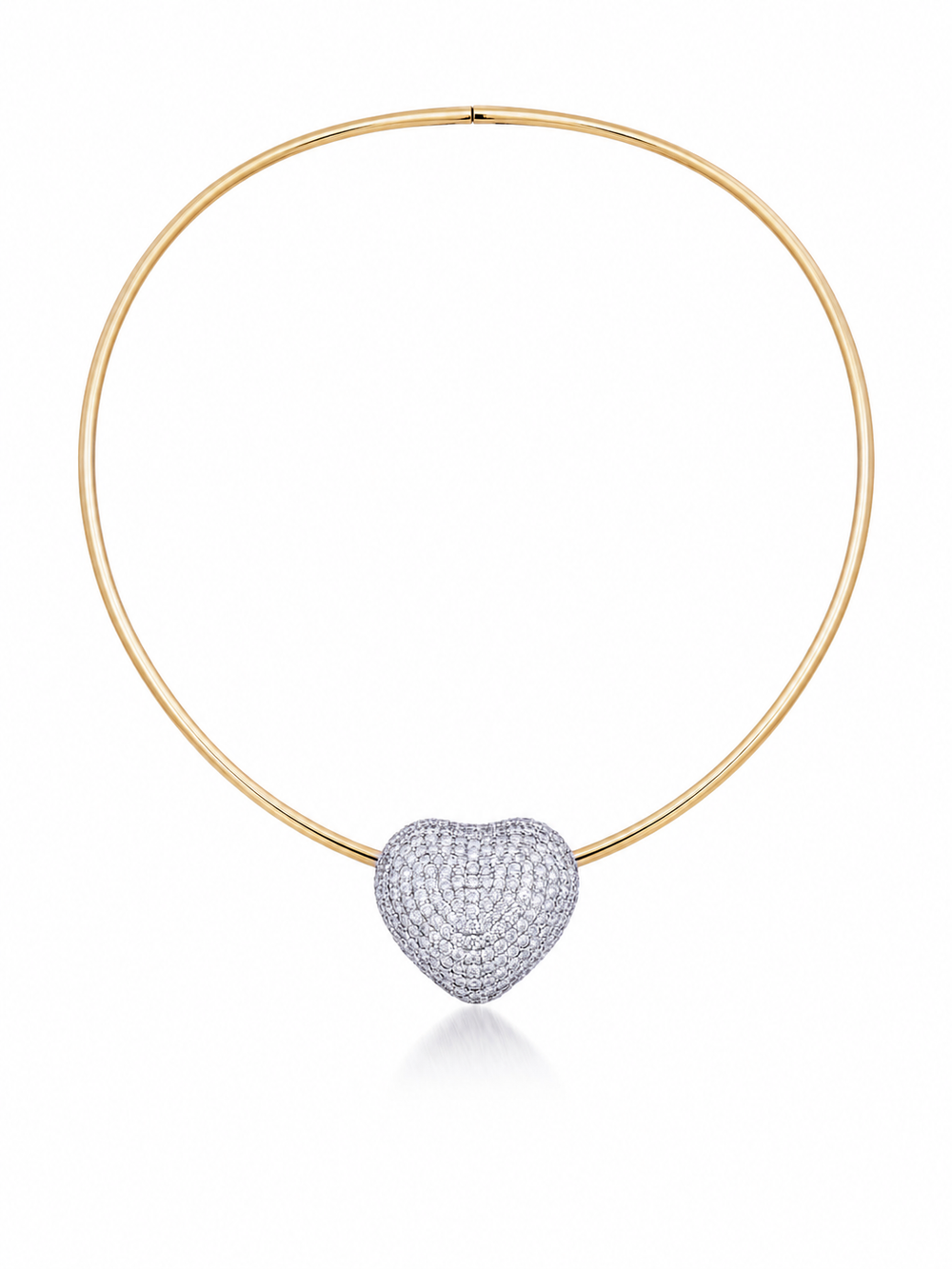 Celeste Heart Diamond Necklace in 18K Gold | Luxury Fine Jewellery