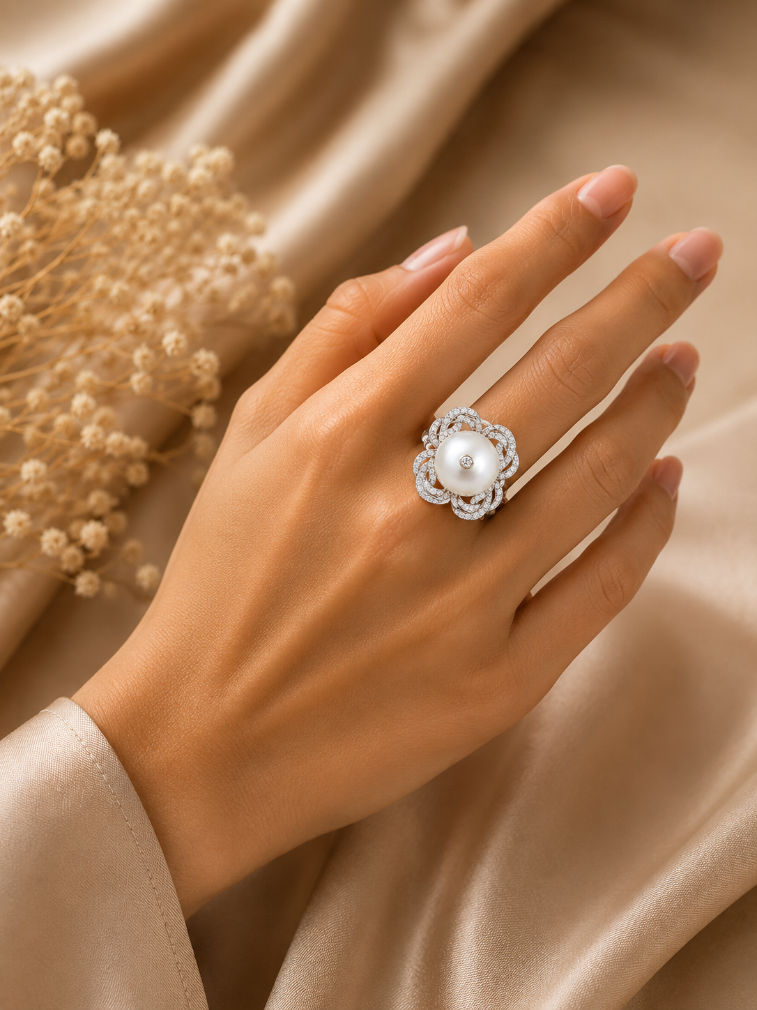 La Joya Serenity Pearl Ring