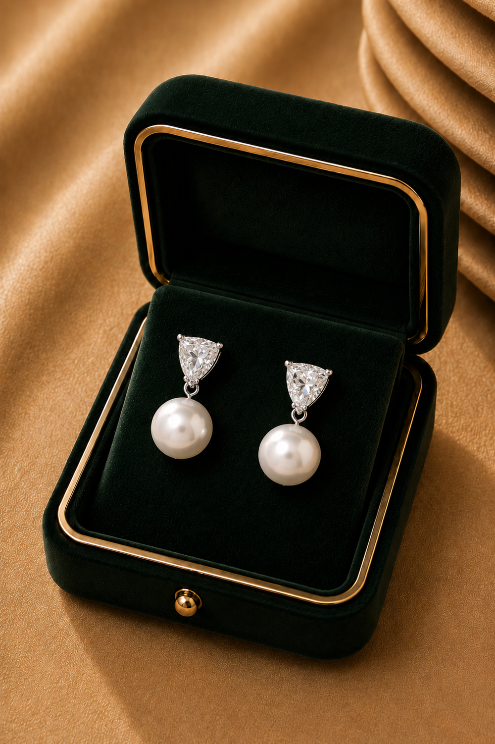 Izzari Étoile Diamond Drop Stud Earrings