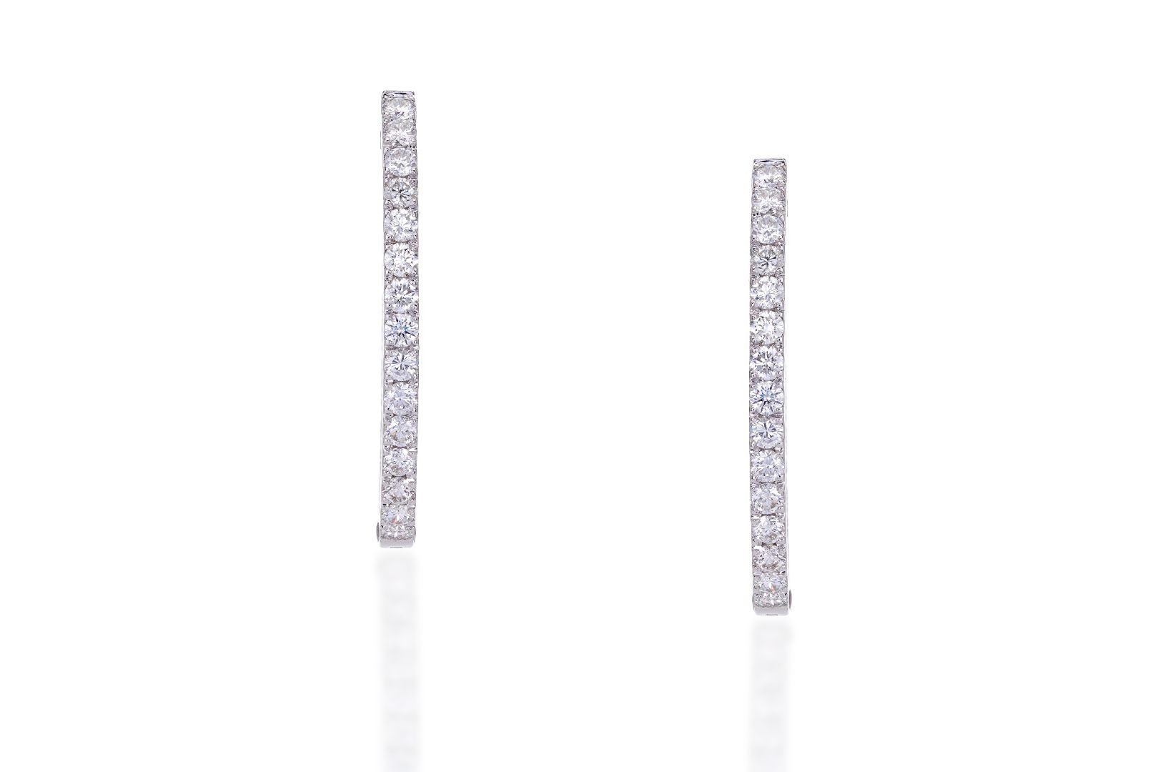 Eternity Hoop Earrings