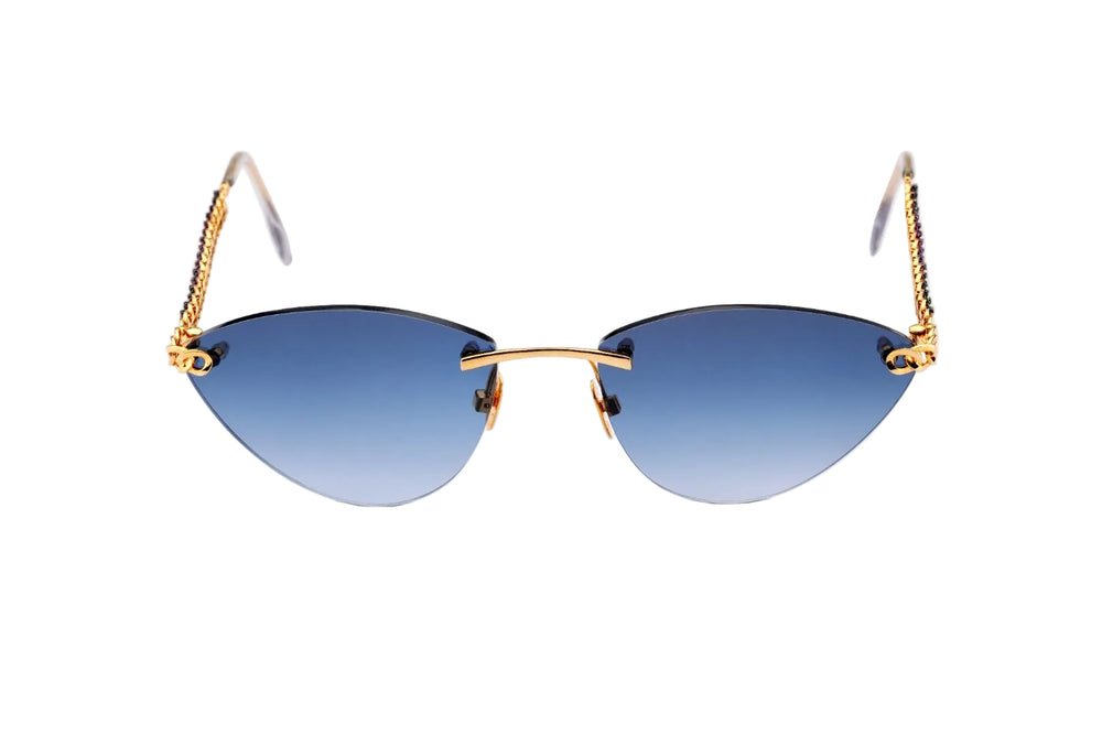 Aura Gold Cuban Glasses
