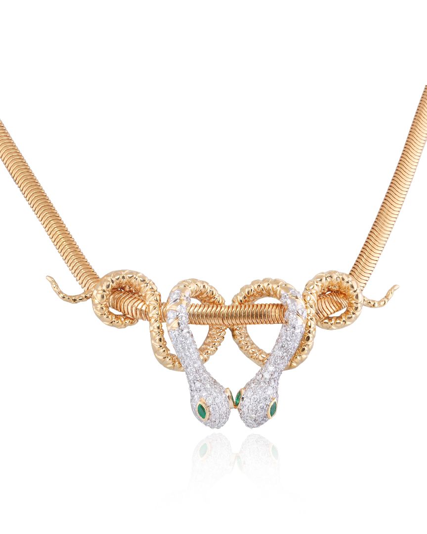 FERAL DUO SNAKE NECKLACE