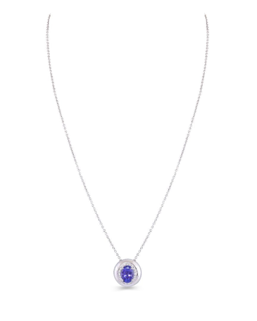 BUBBLE TANZANITE NECKLACE