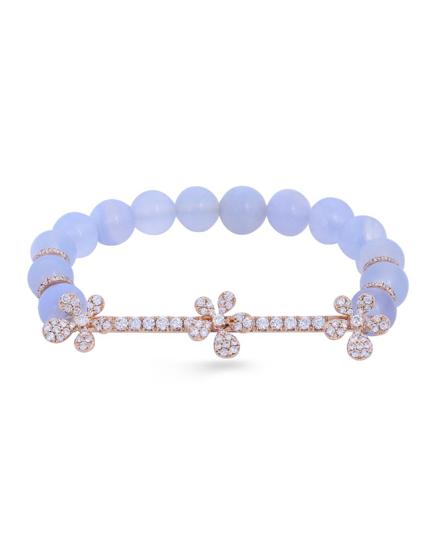Jasmine Charm Bracelet - Angelite