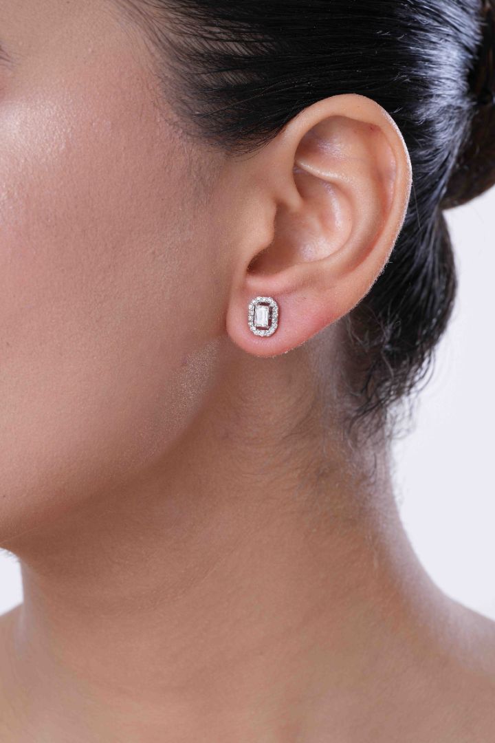 Asterica Emerald W Jacket Earrings