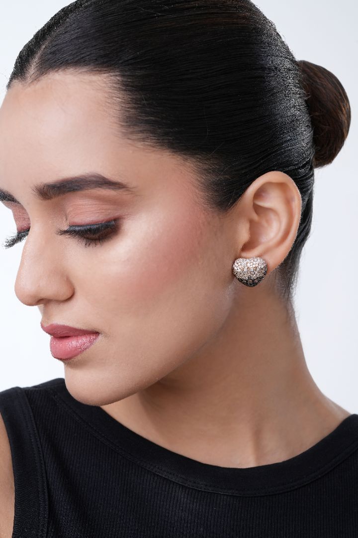 Disco Heart Ombre Earrings