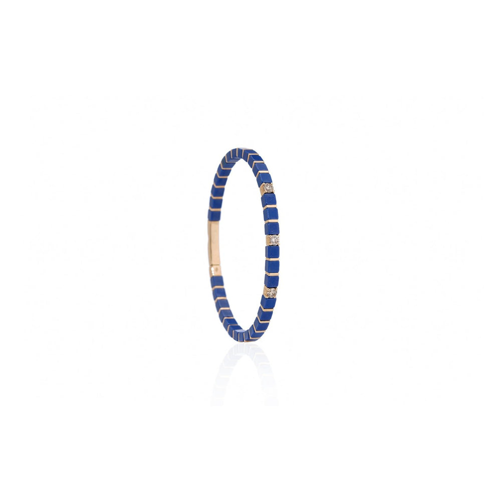 Azure Luxe Diamond Tennis Bracelet in 14K Gold