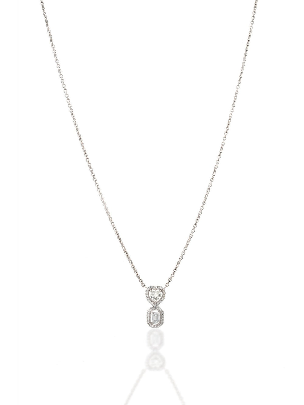 Minimal Diamond Pendant Necklace in 14K Gold