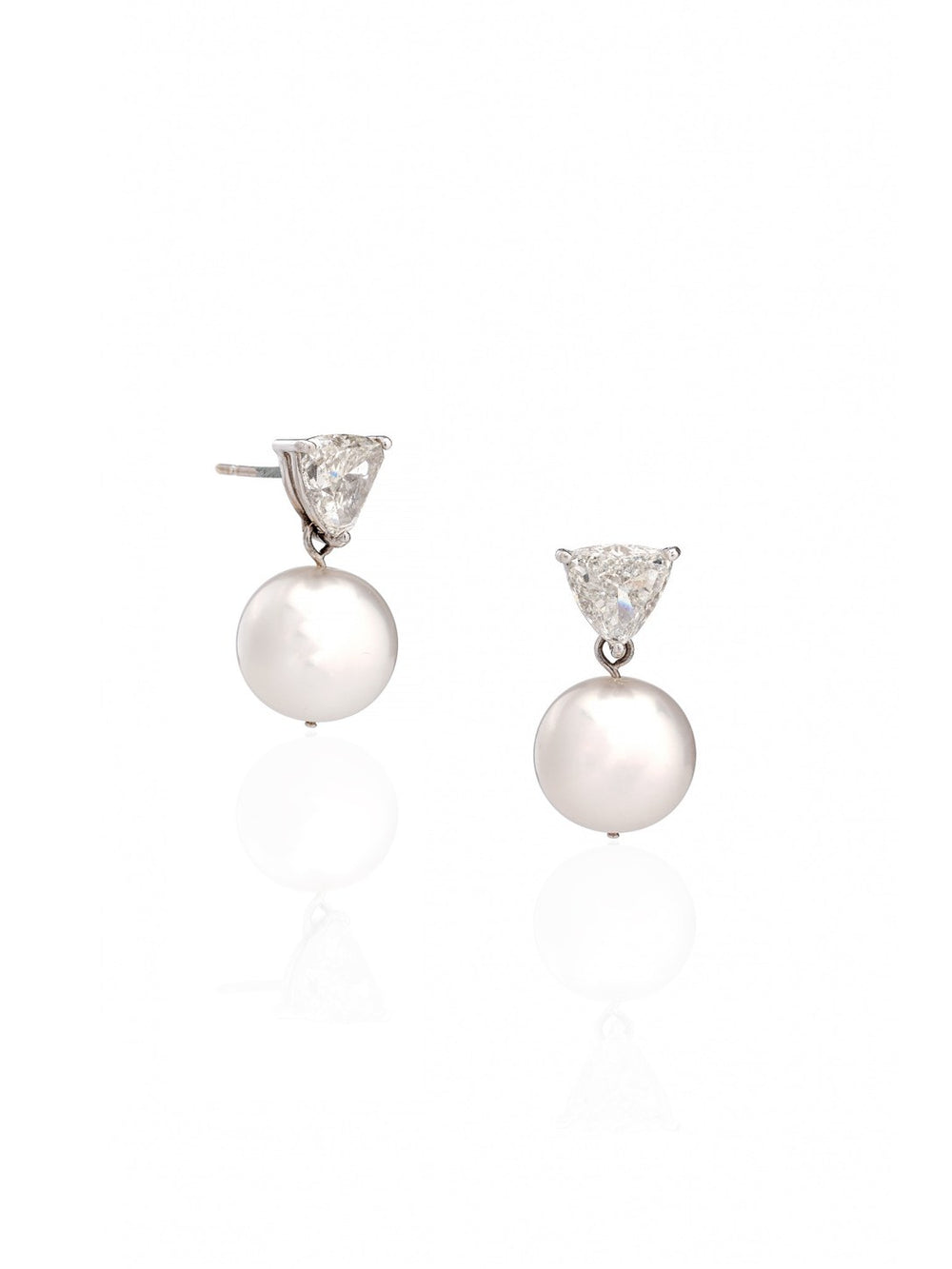 Izzari Étoile Diamond Drop Stud Earrings