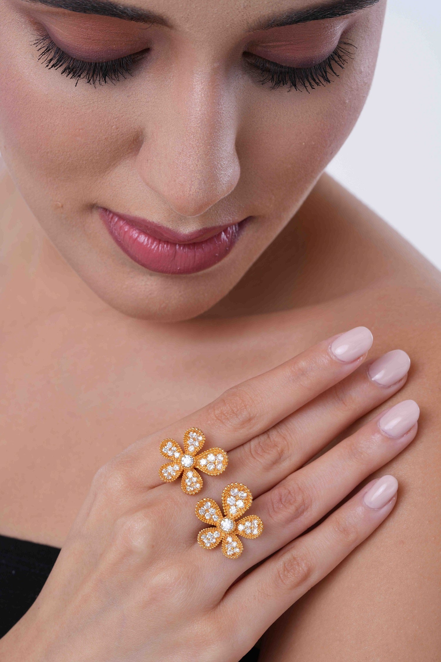Jasmine Yellow Gold Ring