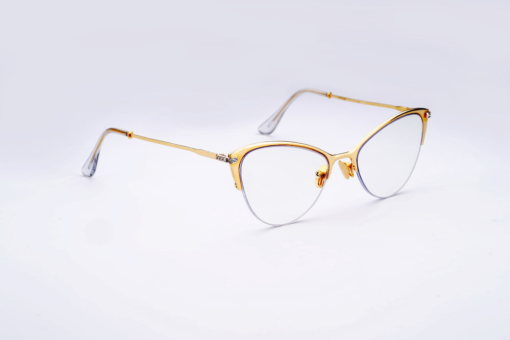 SPECTRA VISION BIG CAT EYE GLASSES