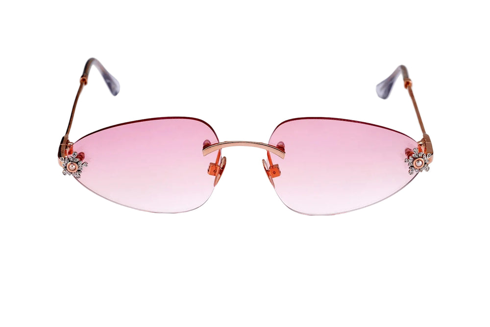 Aura Pink Cateye Glasses