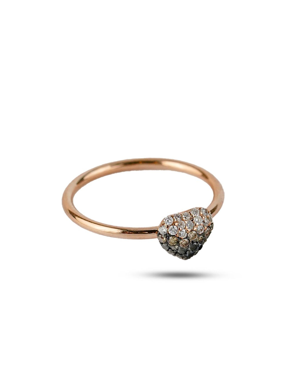 Sweet Disco Ombre Diamond Ring in 18K Gold