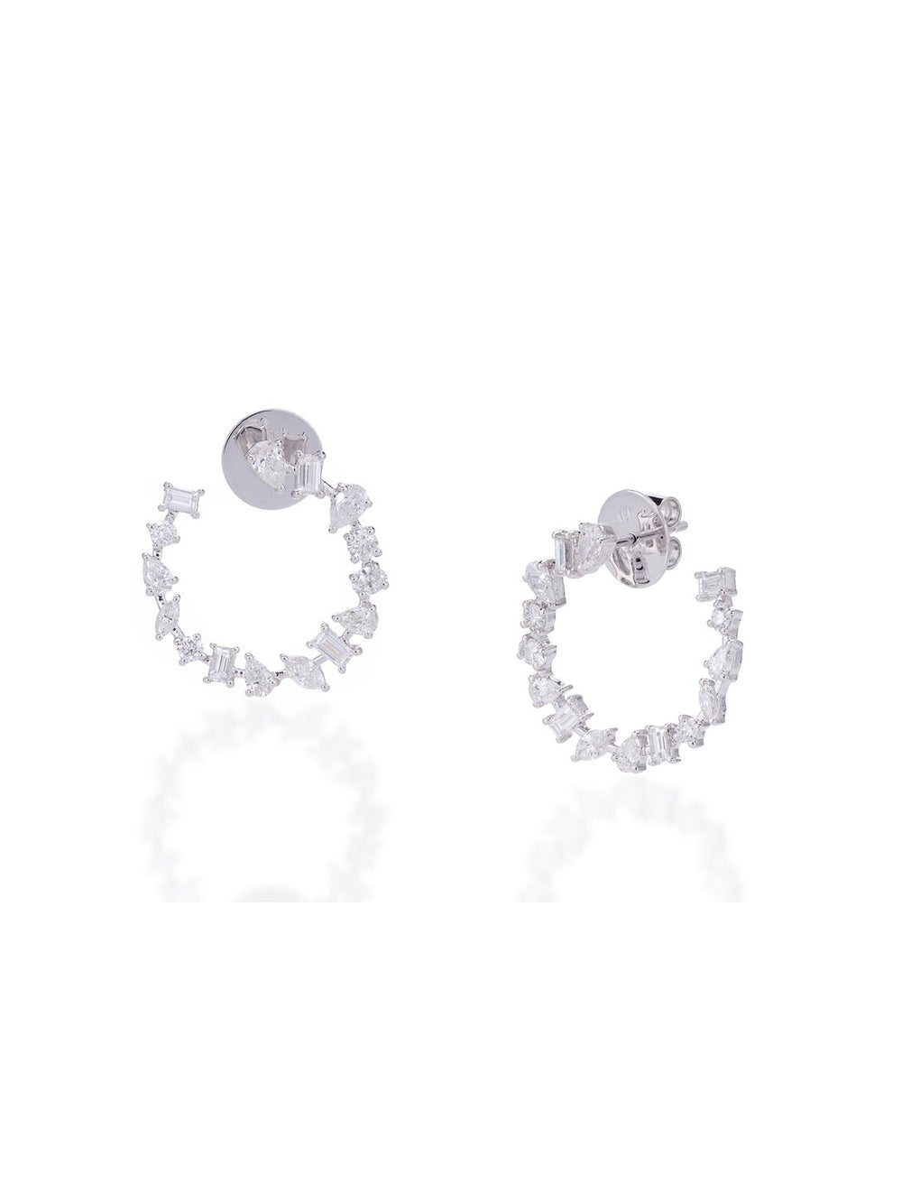 Izzari Éclat Diamond Hoop Earrings