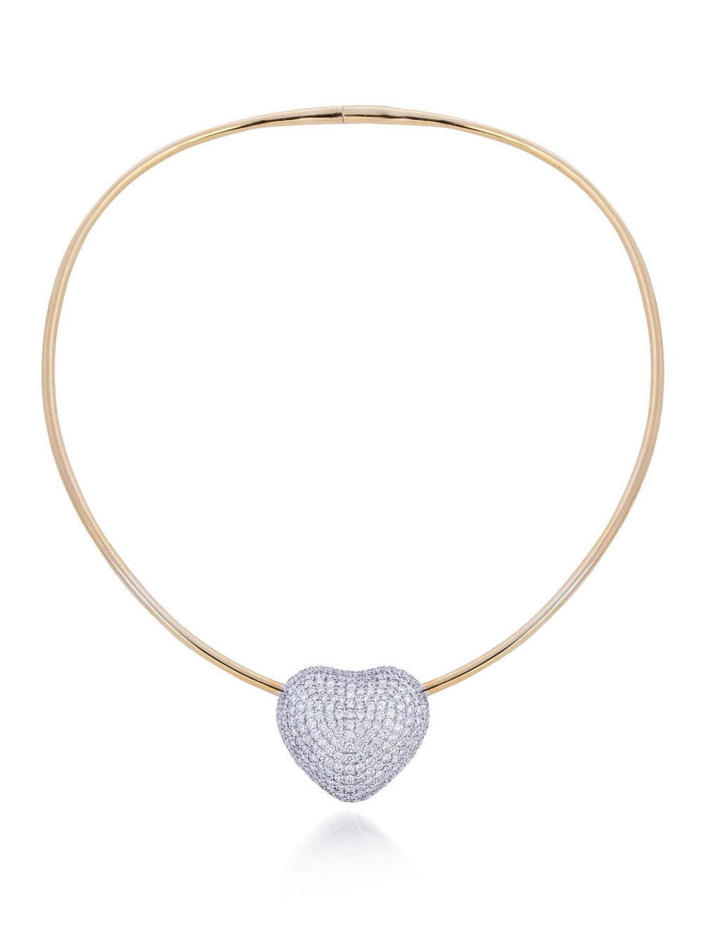 Celeste Heart Diamond Necklace in 18K Gold | Luxury Fine Jewellery
