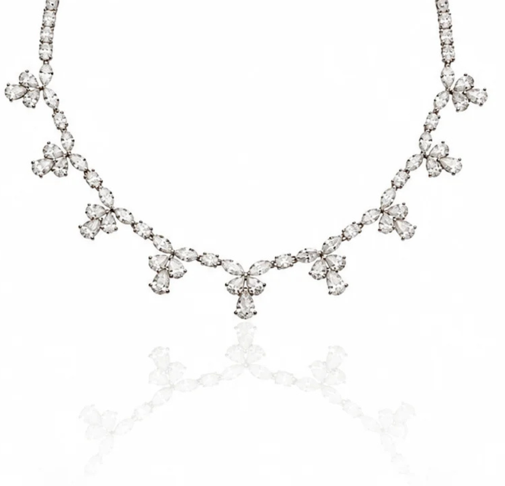 Starlight Drop Diamond Necklace in 18K Gold | Luxury Fine Jewellery