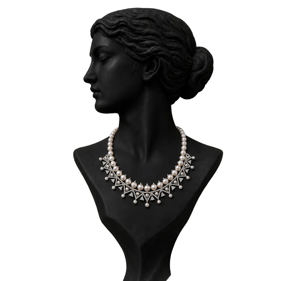 Grand Diamond Couture Necklace in 18K Gold