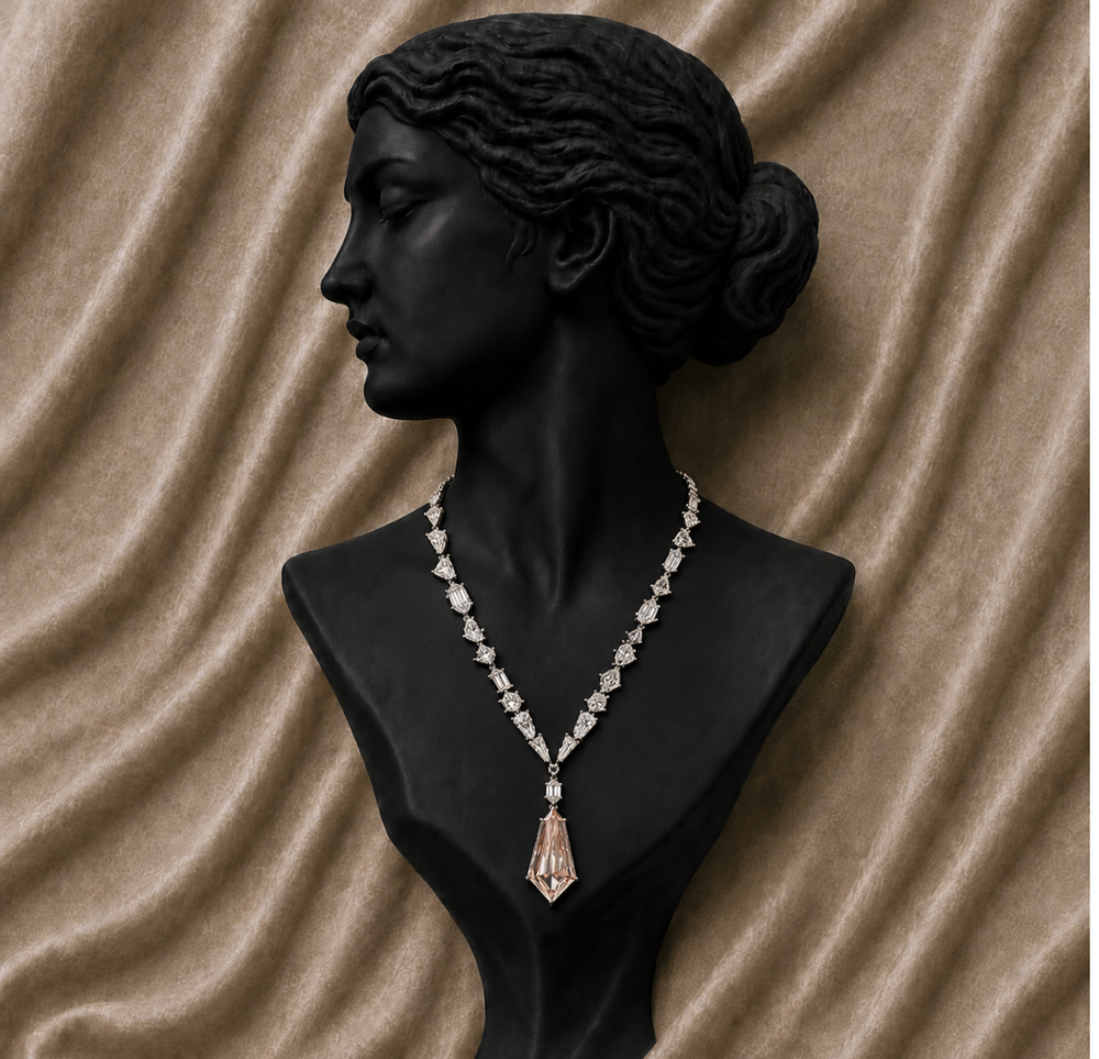 Solara Diamond Drop Pendant Necklace in 14K Gold | Luxury Fine Jewellery
