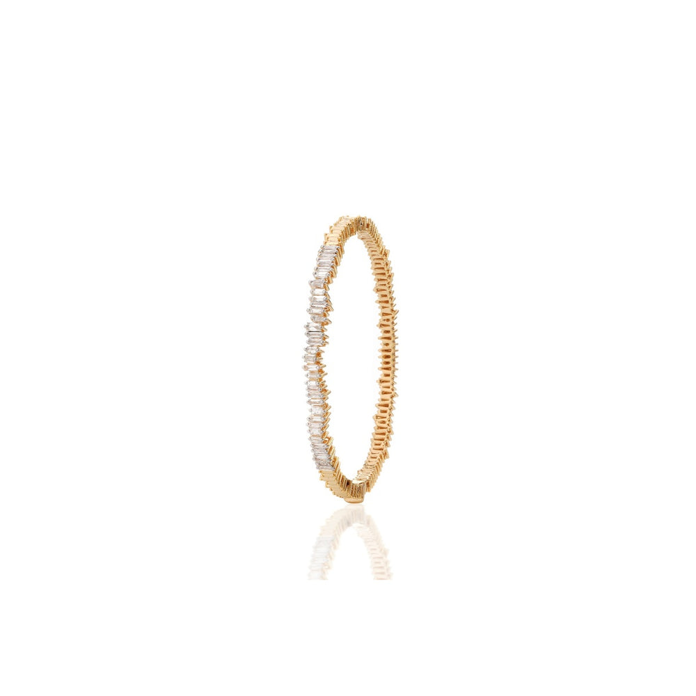 Étoile Diamond Curve Bracelet in 18K Gold