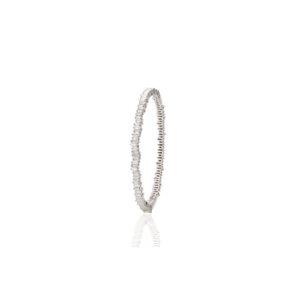 Lunaria Diamond Crescent Bracelet in 18K Gold