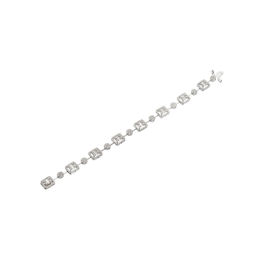 Asterica Illusion Diamond Bracelet in 14K Gold