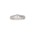 Éclat Royale Diamond Statement Bracelet in 18K White Gold