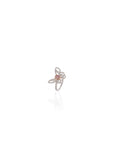 Butterfly Blush Diamond Ring in 18K White Gold