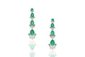 Verde Cascade Emerald Drop Earrings